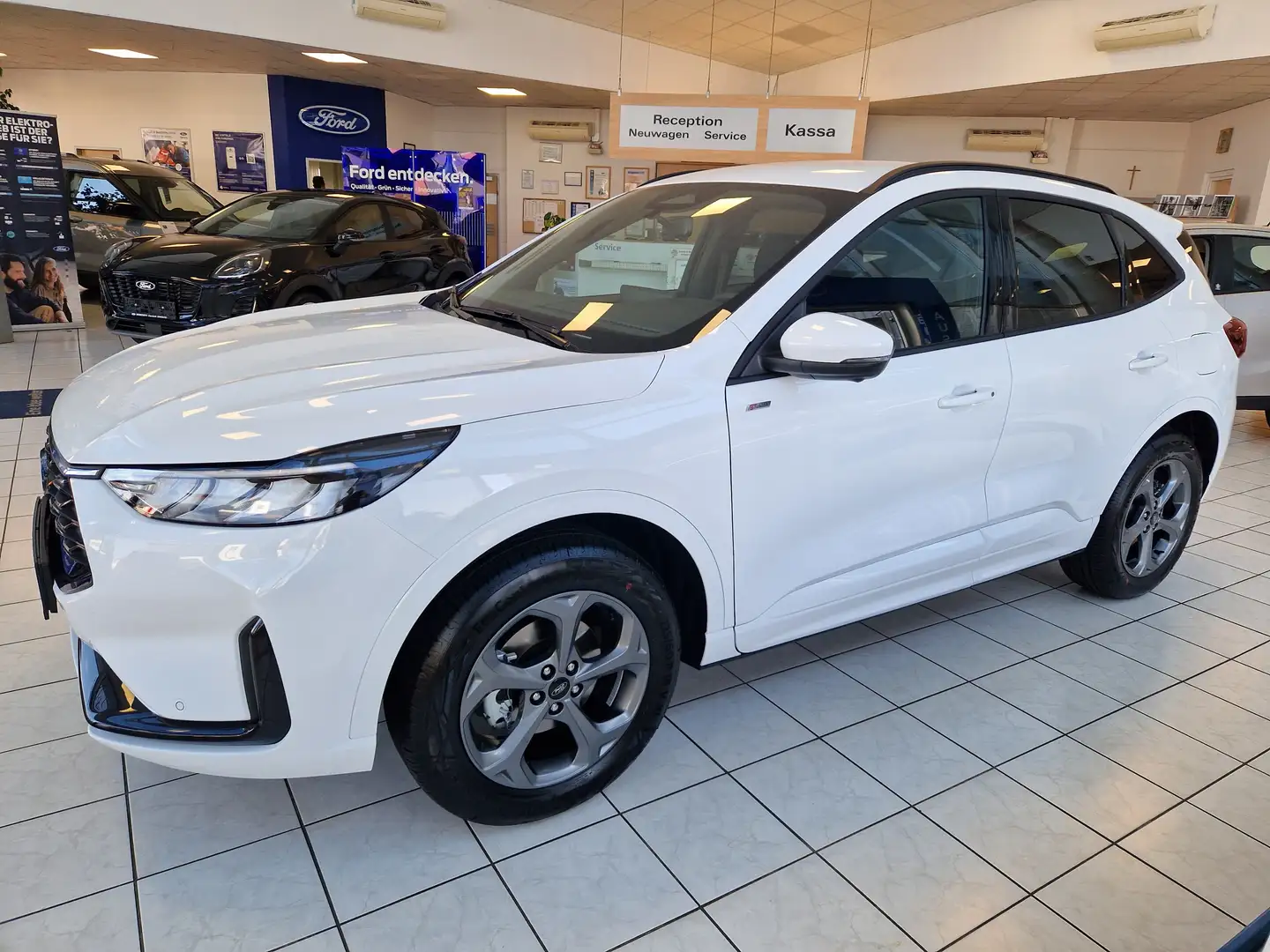 Ford Kuga Hybrid ST-Line LP: 48.150.- LEASINGAKTION!! Weiß - 1