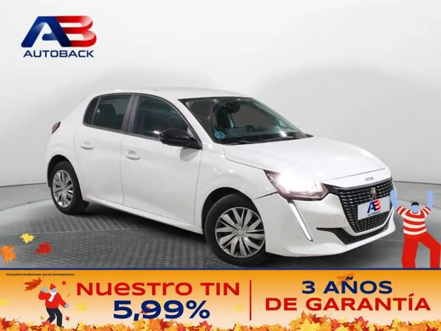 Peugeot 208 1.6 BlueHDi Active 100 Blanc - 1