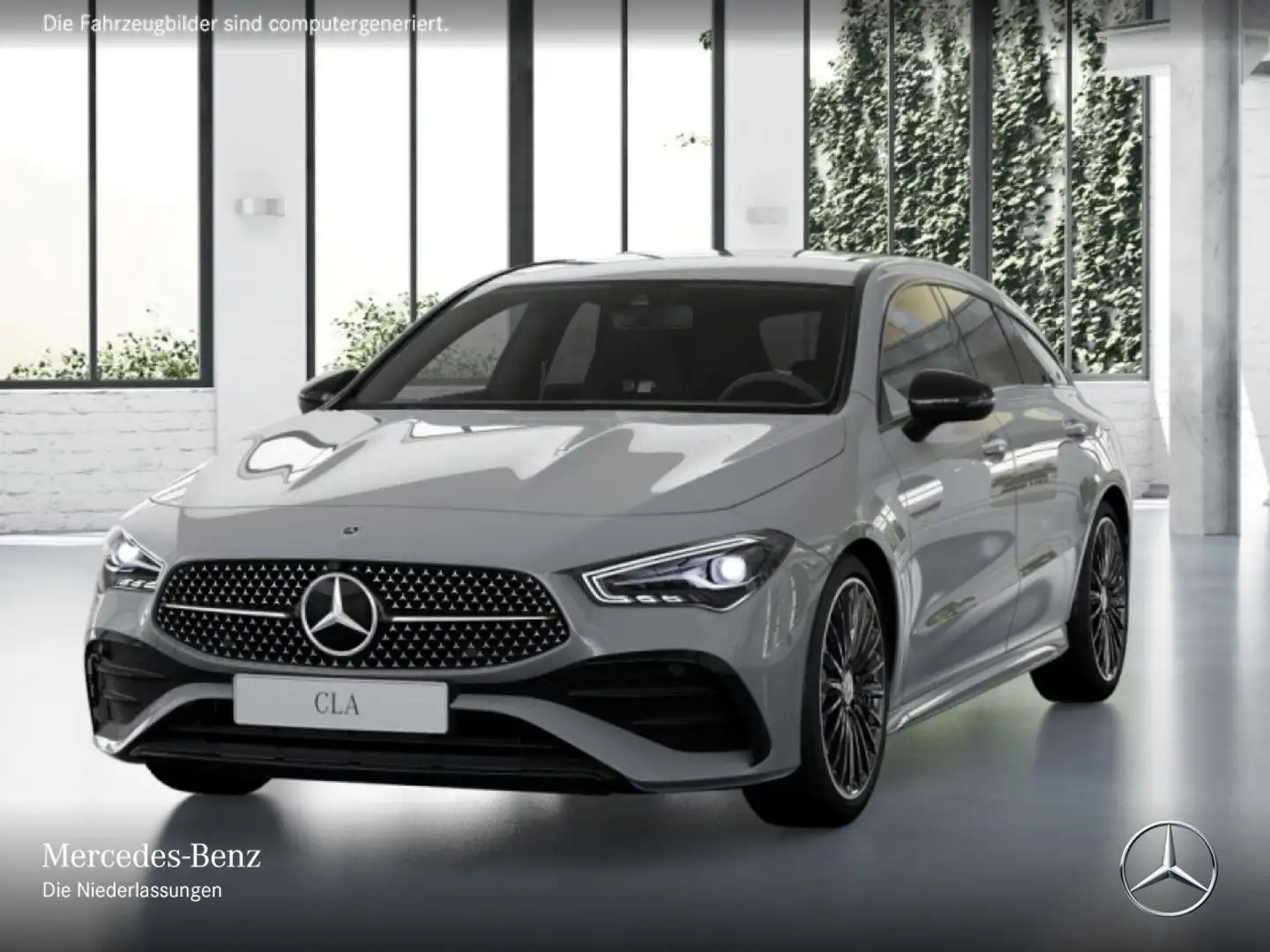 Mercedes-Benz CLA 200 AMG+NIGHT+360°+LED+STHZG+TOTW+KEYLESS+7G Gris - 2