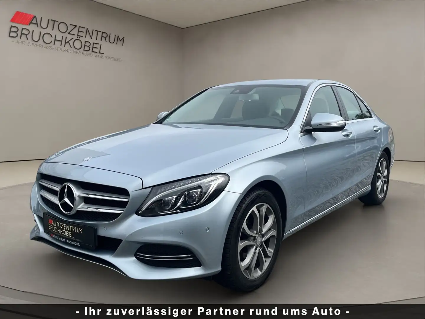 Mercedes-Benz C 200 C200 Lim 2.0  |SHZ|TEMP|NAVI|LED|PDC|AHK|KLIMA| Silber - 1