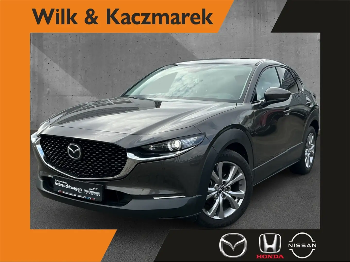 Mazda CX-30 2.0 6GS SELECTION DES-P ACT-P HUD 360 NAVI Gris - 1