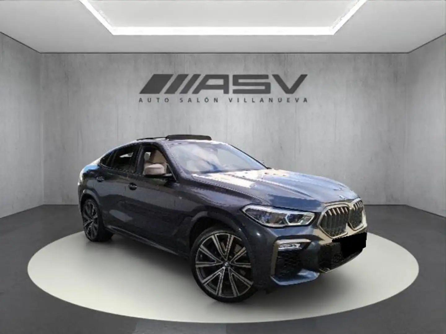 BMW X6 M50dA Zwart - 1