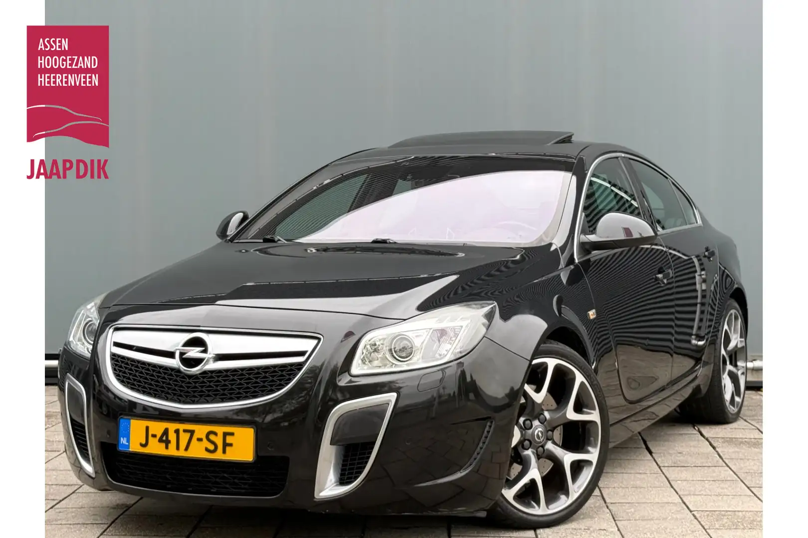 Opel Insignia BWJ 2010 | 2.8 T 325PK OPC 4x4 | LEER | SCHUIFDAK Zwart - 1