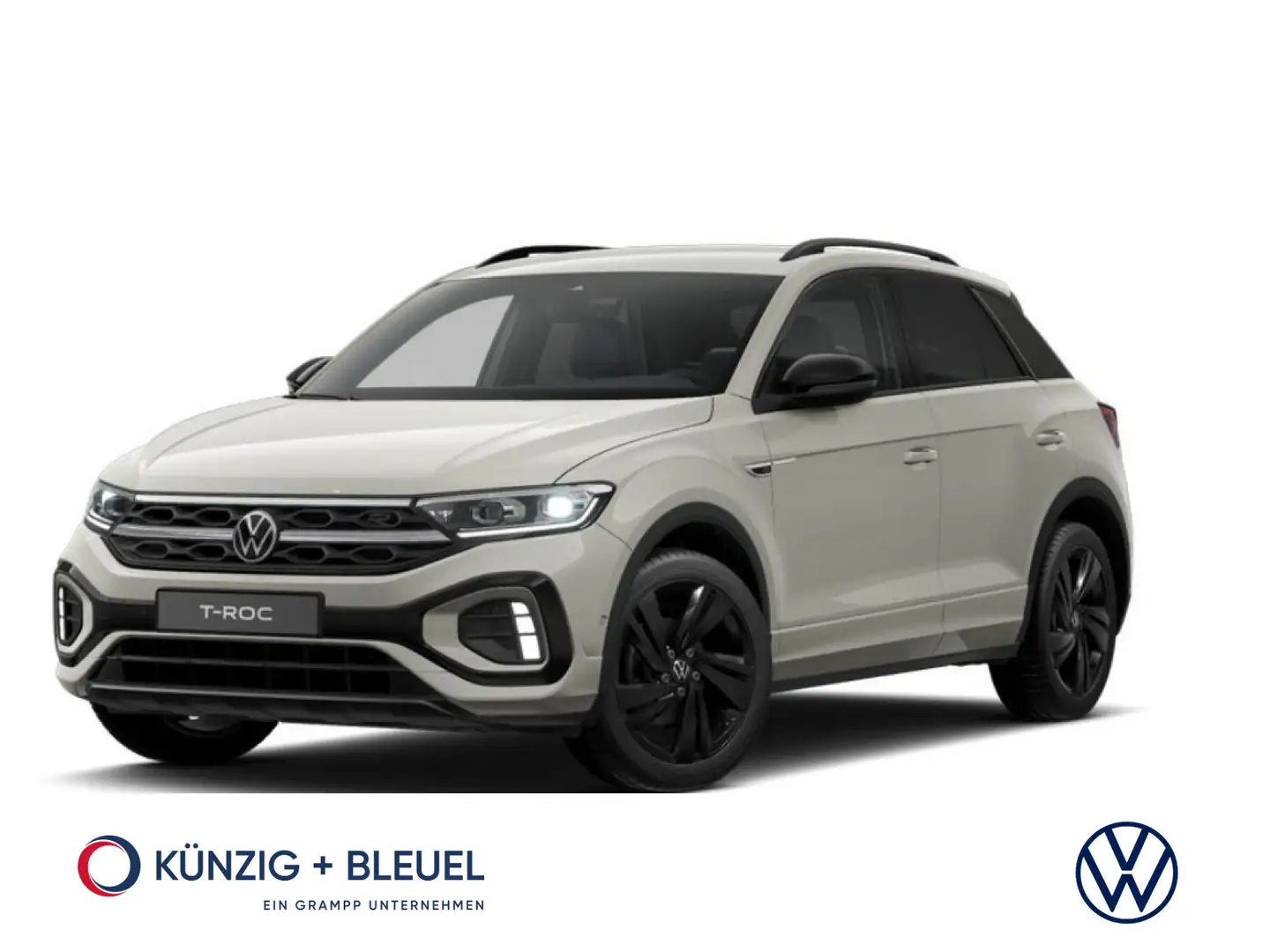 Volkswagen T-Roc R-Line 1.5TSI DSG+AHK+ACC+KESSY+LED+NAVI+B Grau - 1