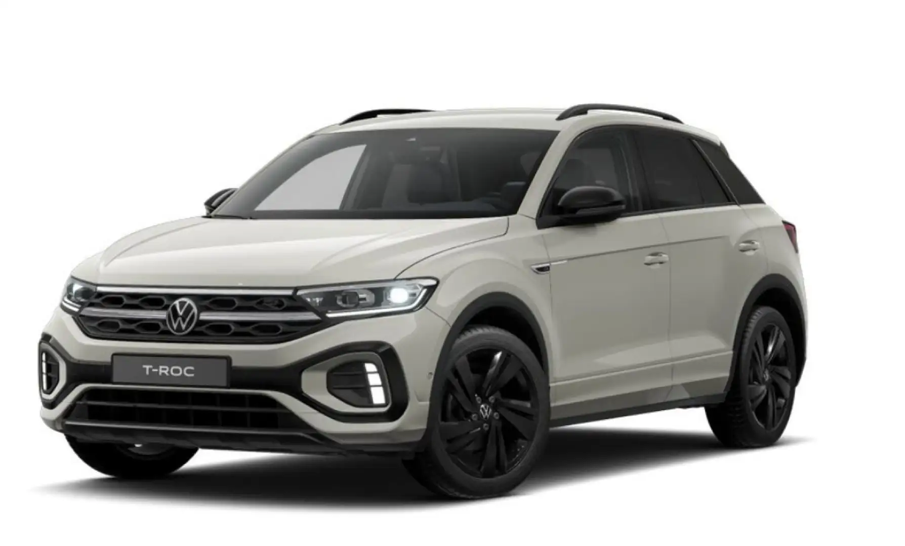 Volkswagen T-Roc R-Line 1.5TSI DSG+AHK+ACC+KESSY+LED+NAVI+B Grau - 1