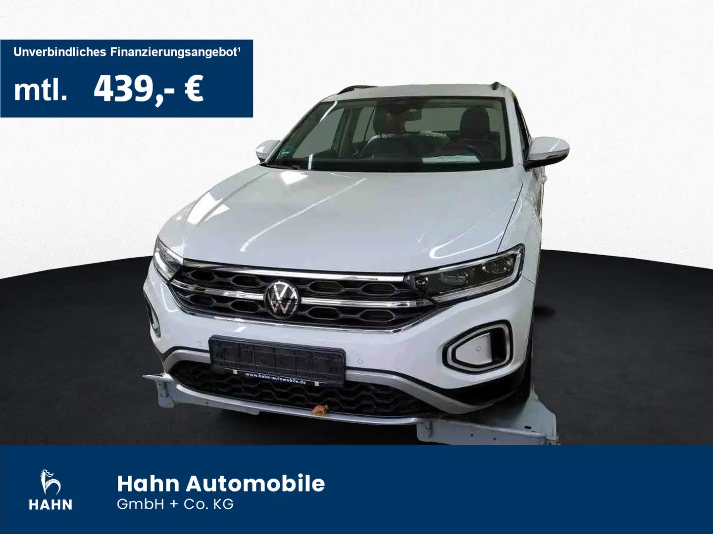 Volkswagen T-Roc 1.5TSI DSG Style LED Nav Leder CAM ACC APP Weiß - 1