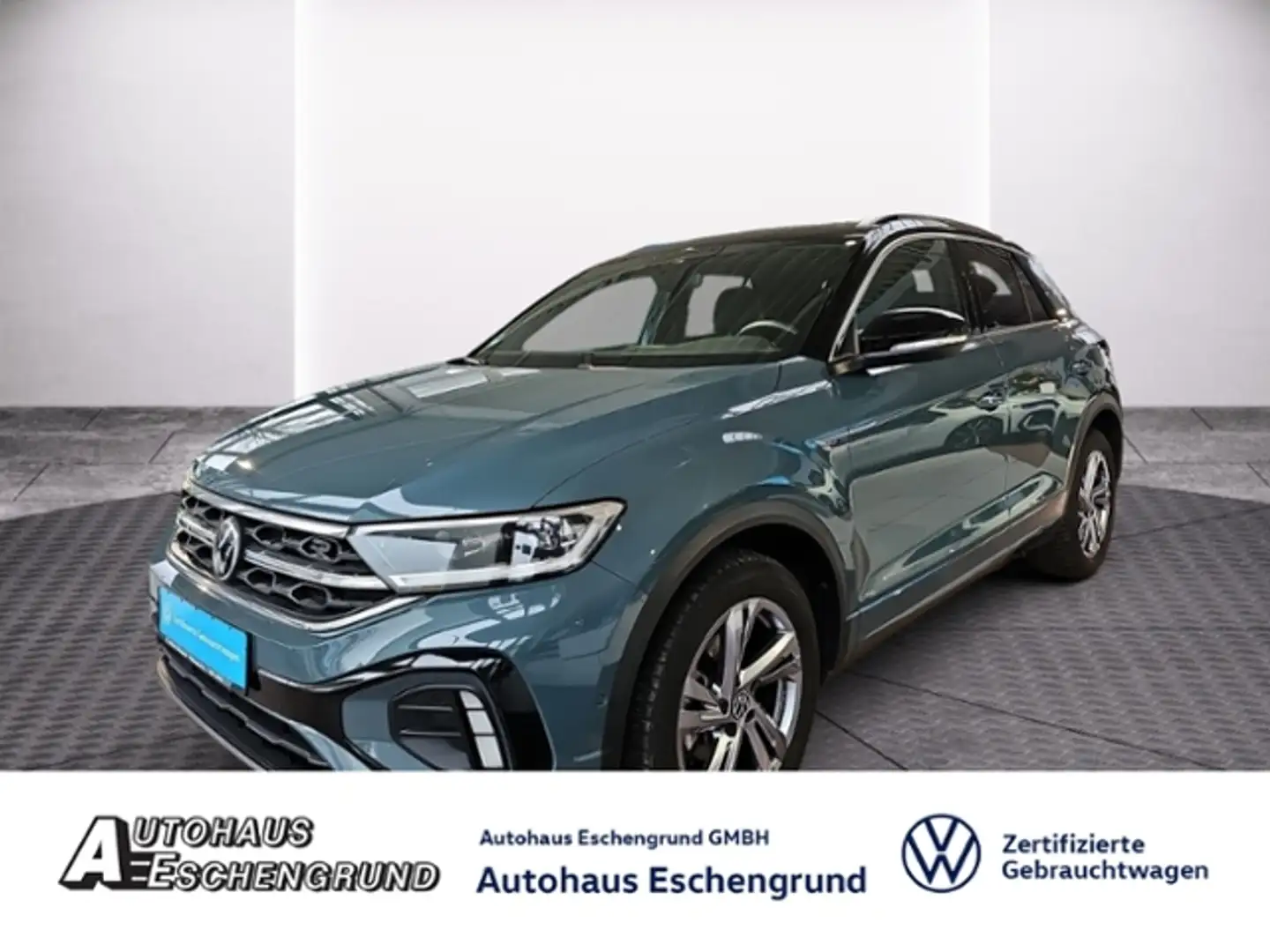 Volkswagen T-Roc 1.5 TSI DSG R-Line NAVI AHK LED RFK SHZ Blau - 1