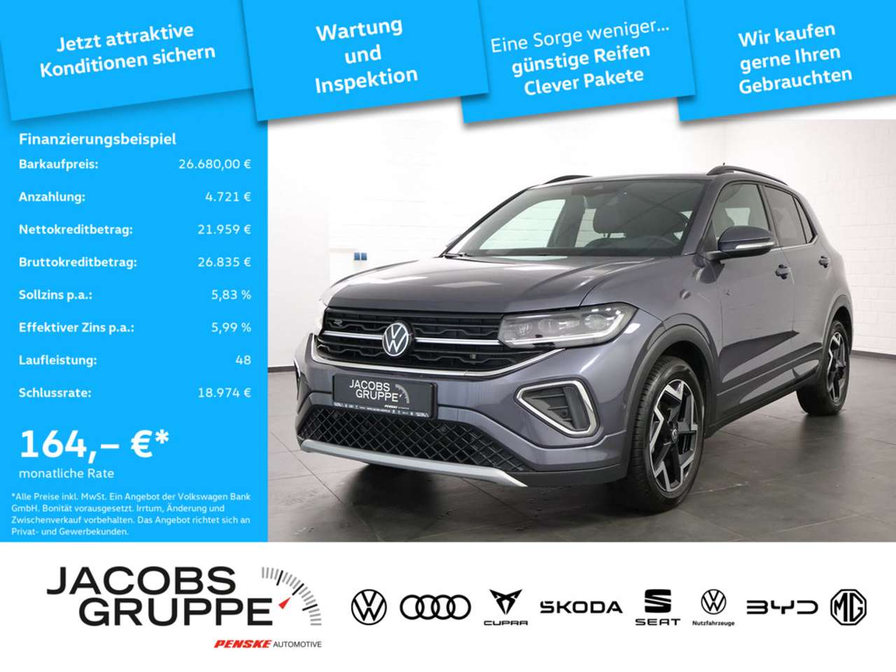Volkswagen T-Cross — Volkswagen T-Cross 1.0 TSI R-Line DSG,Navi,Matrix,AHK
