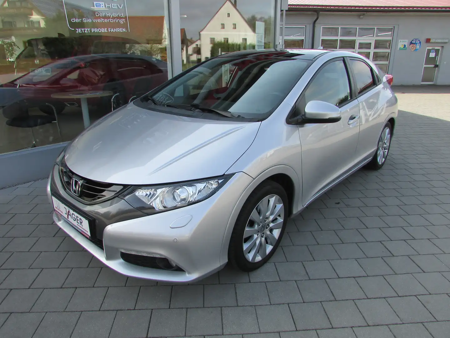 Honda Civic 1.8 Executive, Navi, Kamera, ACC, CD, DAB, Xenon, Silber - 1