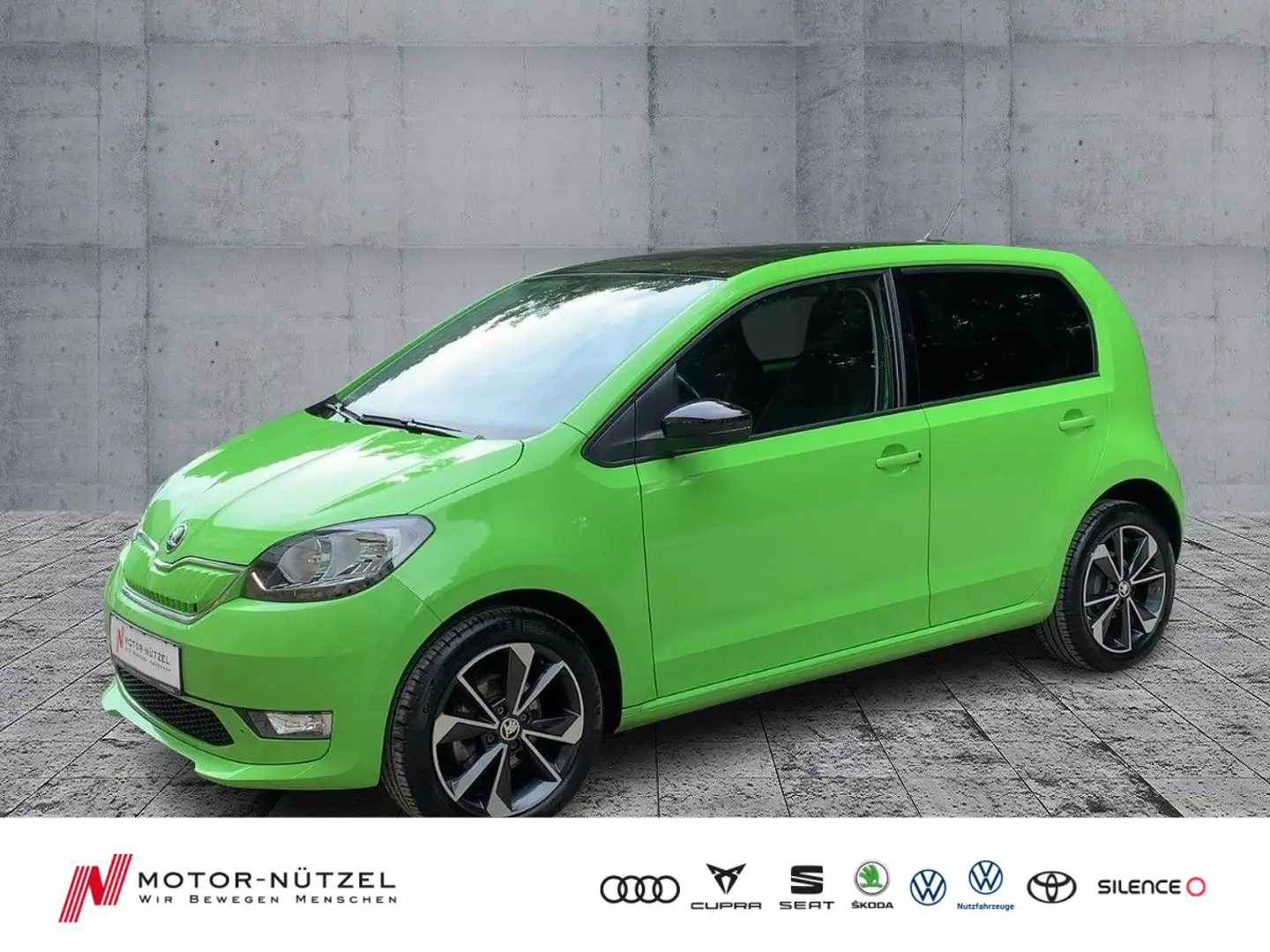Skoda Citigo e iV STYLE KLIMA+DAB+SHZ+GRA+PDC+NSW+ZVFB Grün - 1
