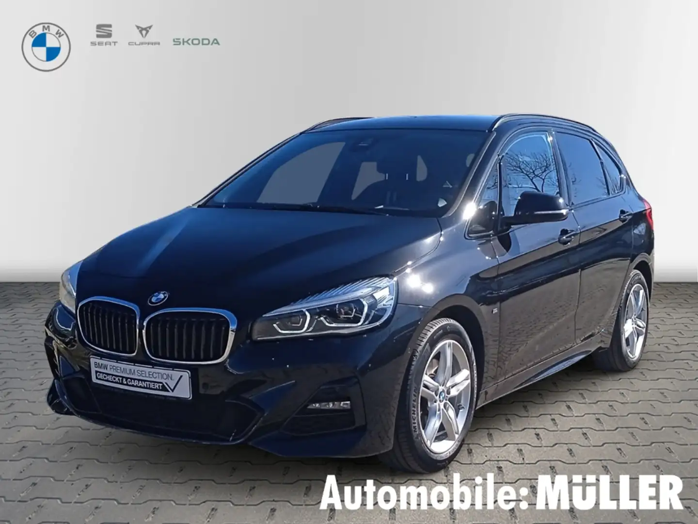 BMW 220 Active Tourer i M-Sport*RFK*LED*Tempomat*DAB*Sitzh Noir - 1