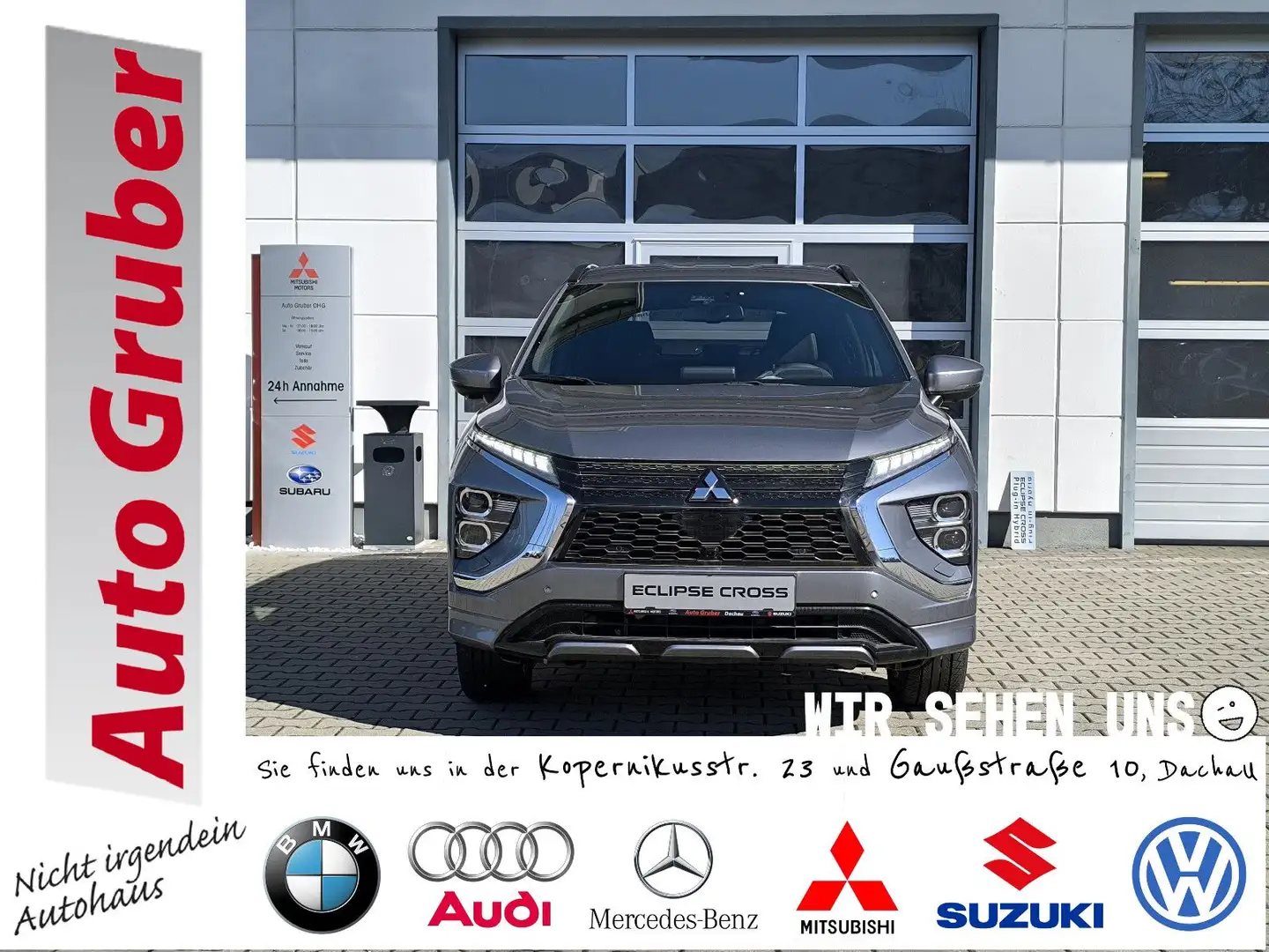 Mitsubishi Eclipse Cross Top PHEV 4WD HUD*Abstand*Spur*PD Grigio - 1