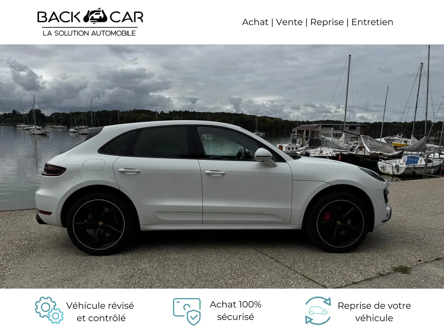 Porsche Macan Turbo 3.6 V6 400 ch PDK White - 2