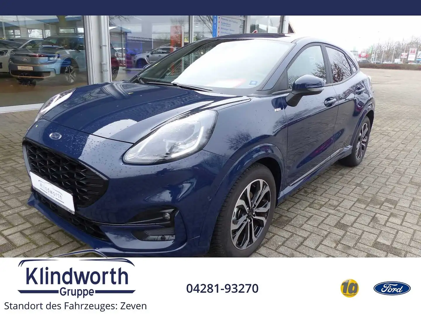 Ford Puma 1.0 EcoBoost Hybrid ST-LINE X GJR,iACC,SHZ Blu/Azzurro - 1