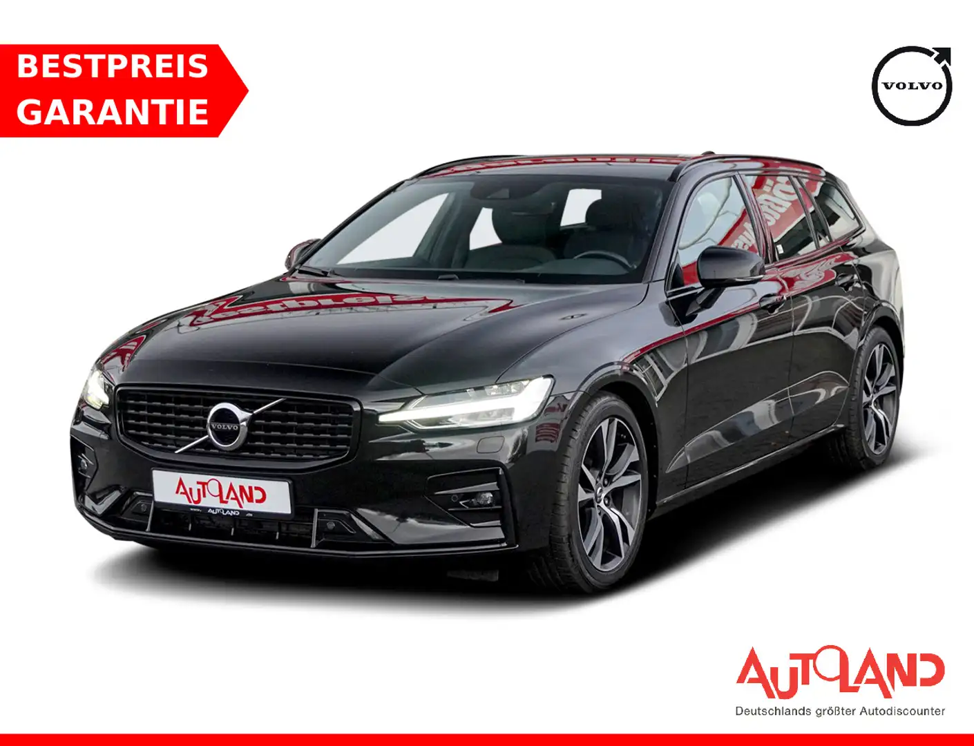 Volvo V60 B4 R-Design LED Navi Sitzheizung Kamera DAB Schwarz - 1