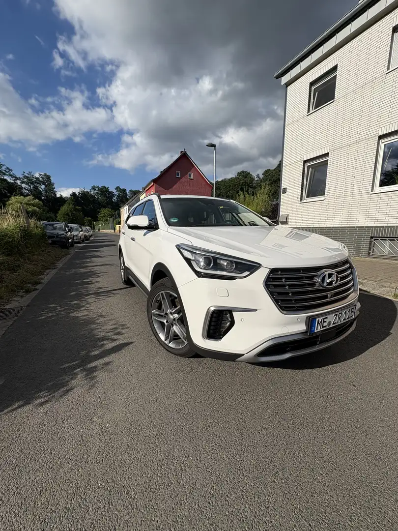 Hyundai Grand Santa Fe blue 2.2 CRDI 4WD Automatik Premium Blanc - 2