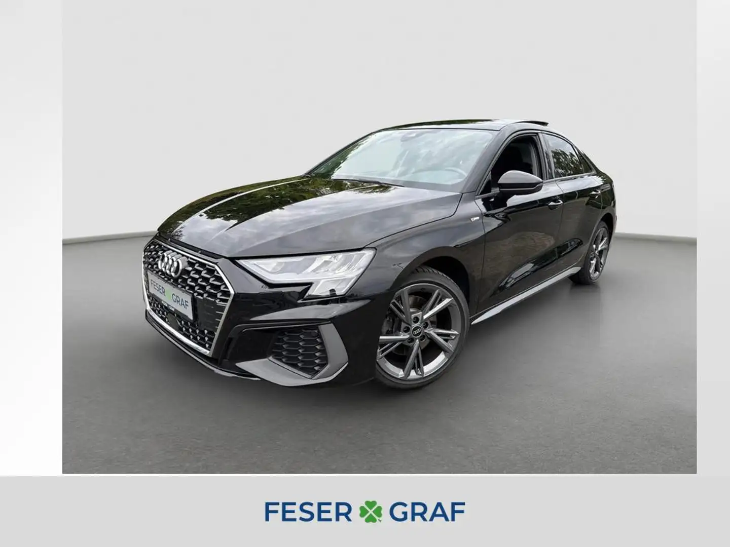 Audi A3 Lim.quattro S-LINE Pano Standhzg Navi LED 18" Schwarz - 1