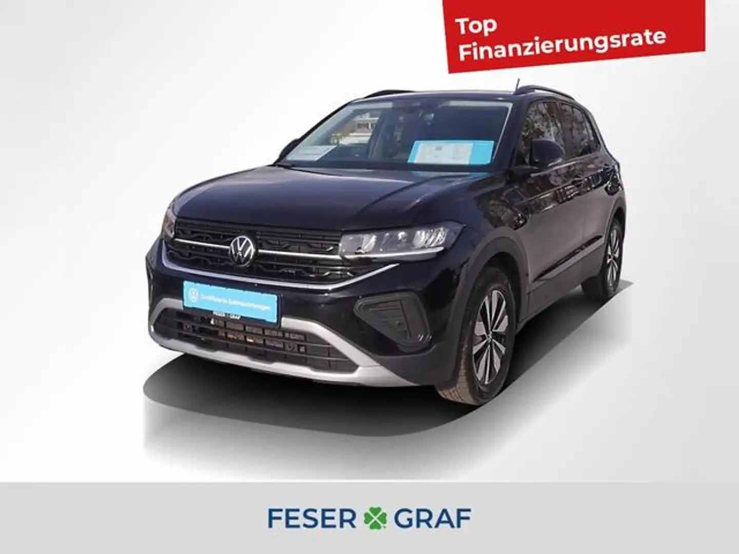 Volkswagen T-Cross GOAL 1.0 TSI 85kW DSG AHK Kamera ACC 16" Schwarz - 1