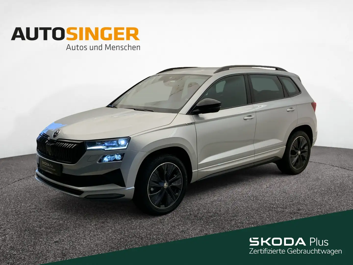Skoda Karoq Sportline 2.0 TSI DSG 4x4 *MATRIX*NAVI*DCC Silver - 1
