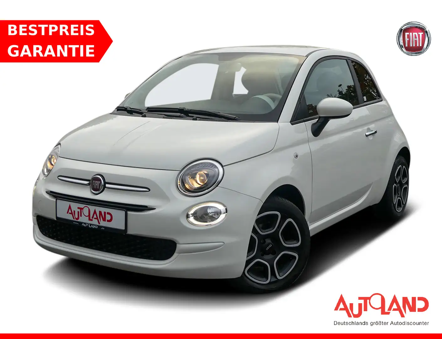 Fiat 500 1.0 M-Hybrid Club Klima Android Apple USB Weiß - 1