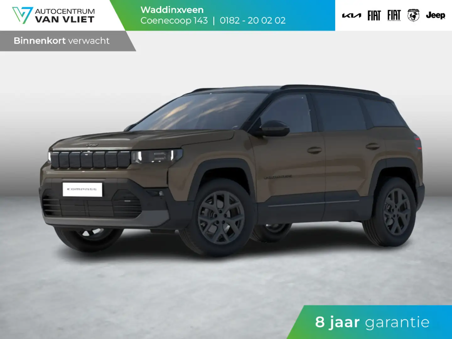 Jeep Compass 1.2 e-Hybrid First Edition | Adapt. Cruise | Camer Bruin - 1
