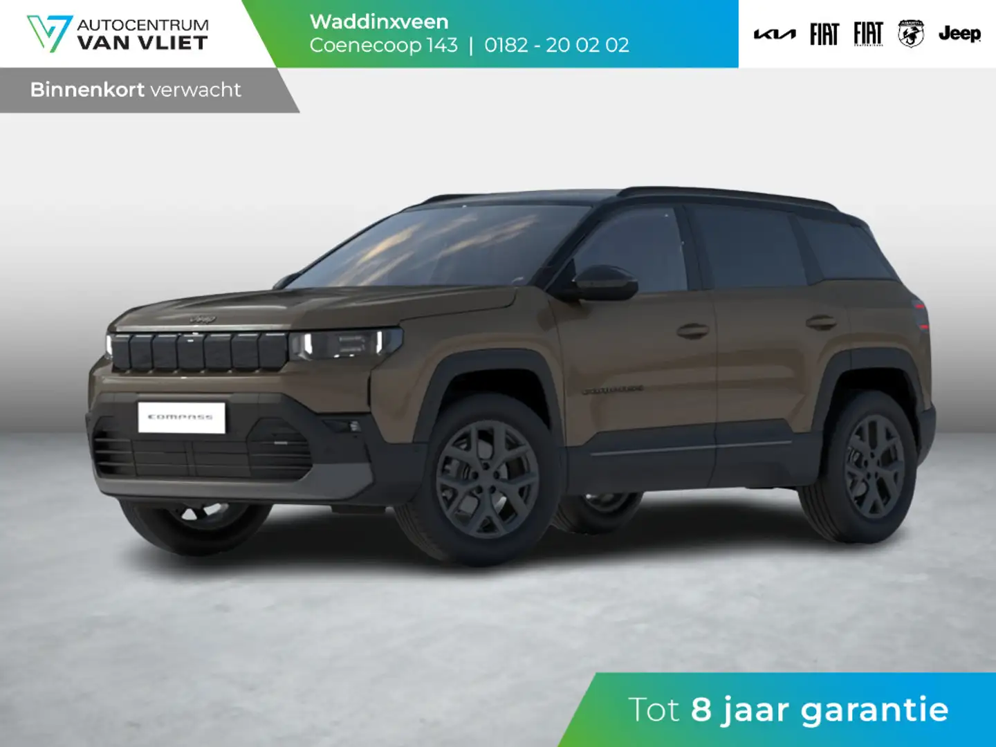 Jeep Compass 1.2 e-Hybrid First Edition | Adapt. Cruise | Camer Bruin - 1