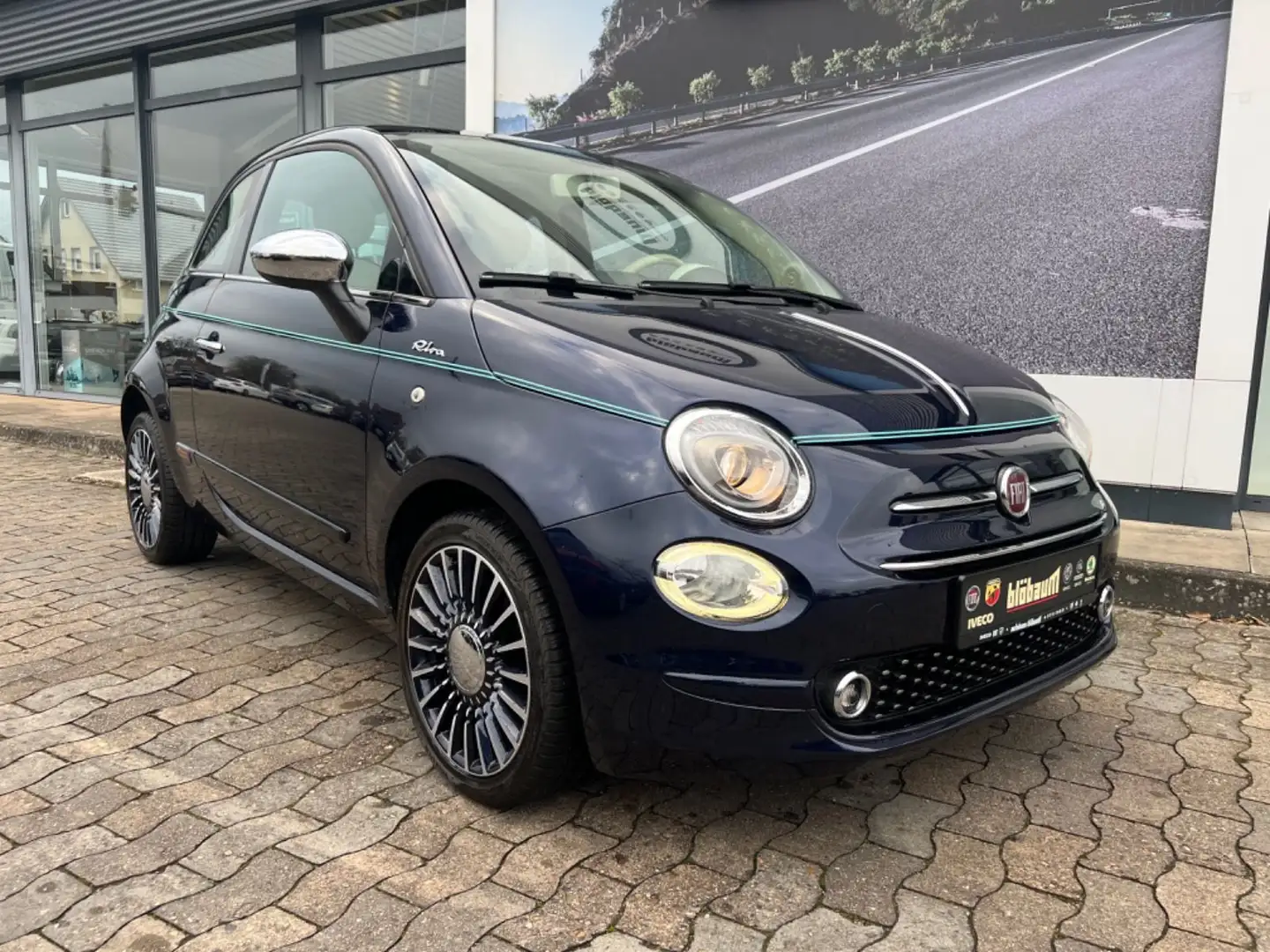 Fiat 500 Riva SonderModell PDC SHZ NAVI uvm. Blau - 2