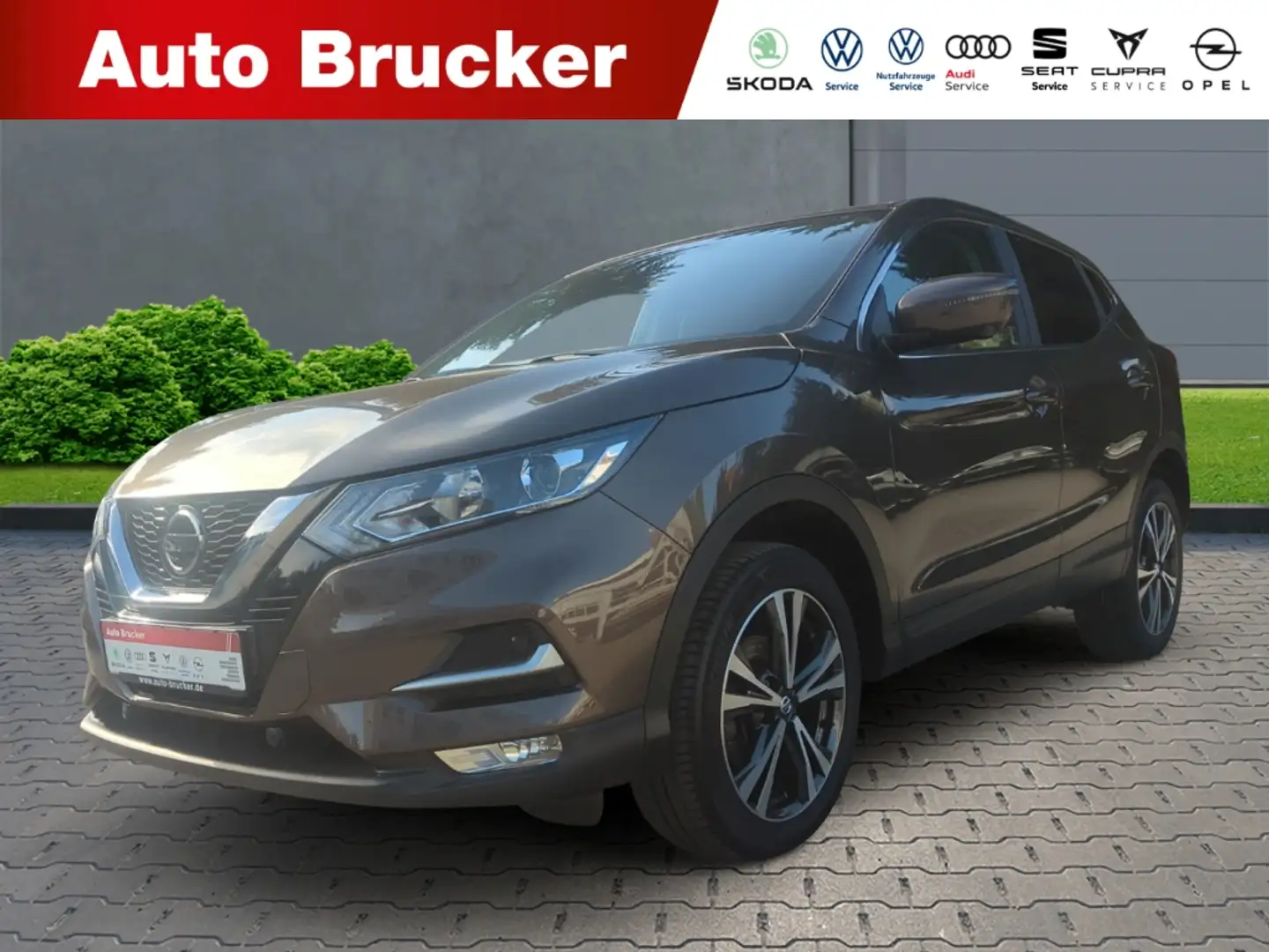 Nissan Qashqai N-Connecta 1.3 DIG-T+Rückfahrkamera+Frontscheibe h Brun - 1