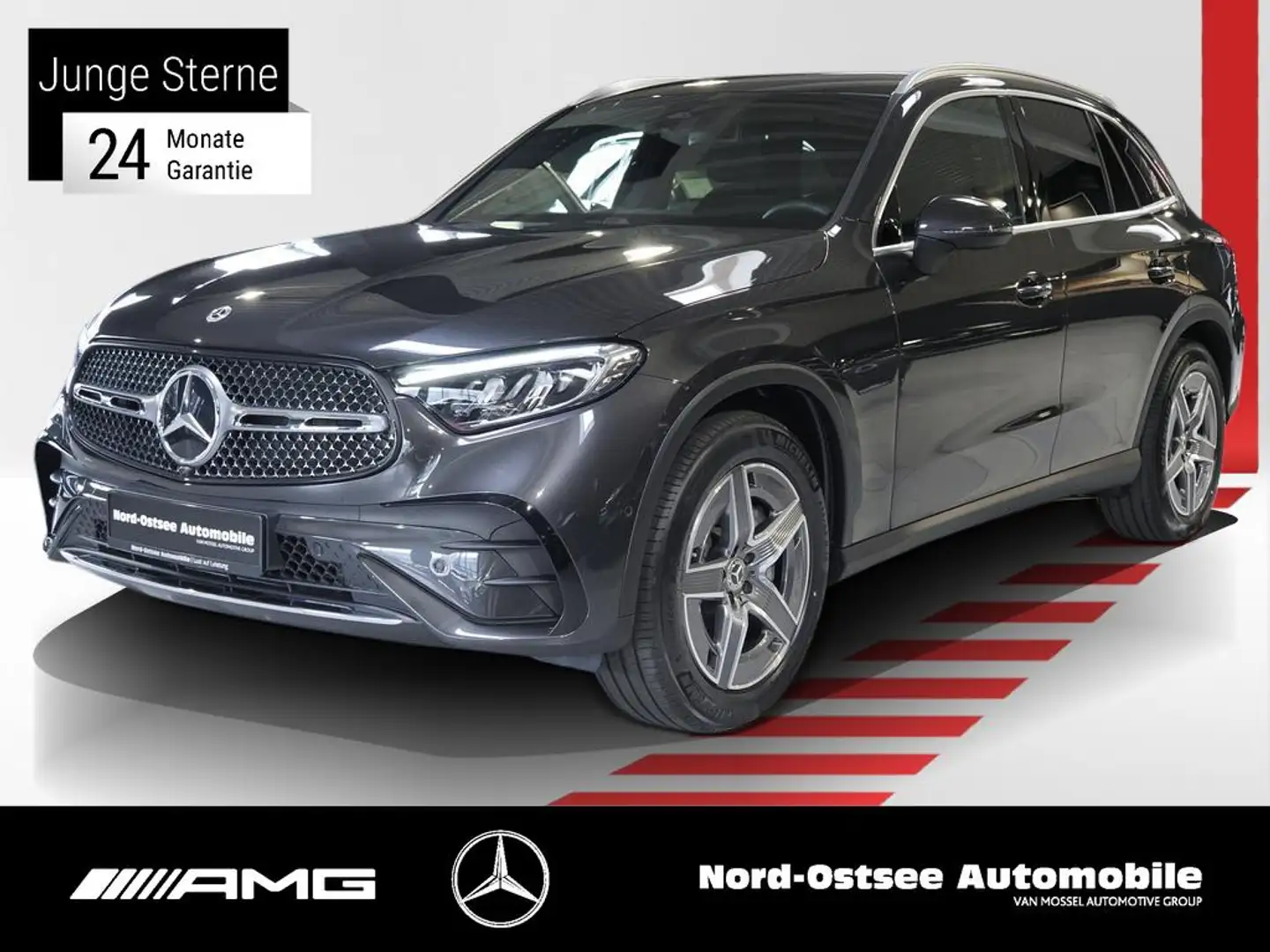 Mercedes-Benz GLC 300 d 4M AMG KAMERA DISTRONIC KLIMA KEYLESS Gris - 1