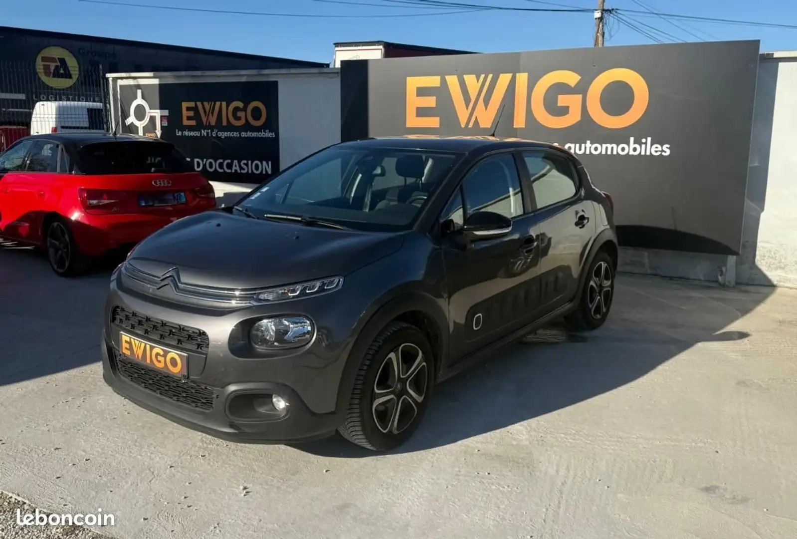 Citroen C3 Citroën 1.5 BLUEHDI 100 ch SHINE BUSINESS CAMERA DE RECUL Gris - 1