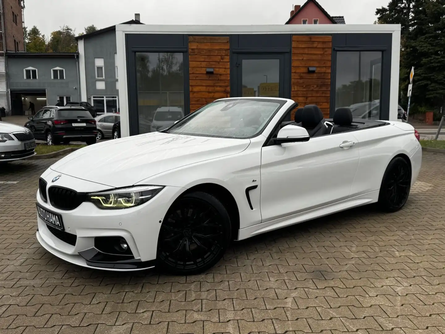 BMW 430 i Cabrio M Sport Shadow *H&K*AIRSCARRF*CARPL Weiß - 1