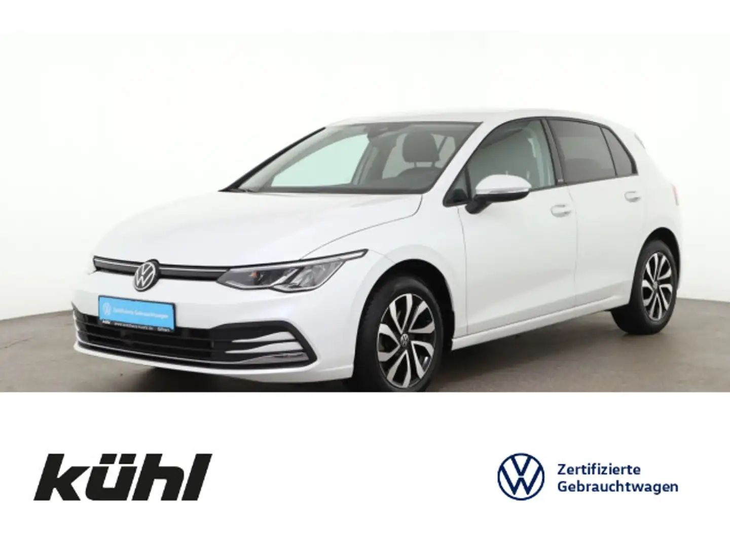 Volkswagen Golf 8 VIII 1.0 eTSI DSG Active LED/ACC/App/Navi Weiß - 1