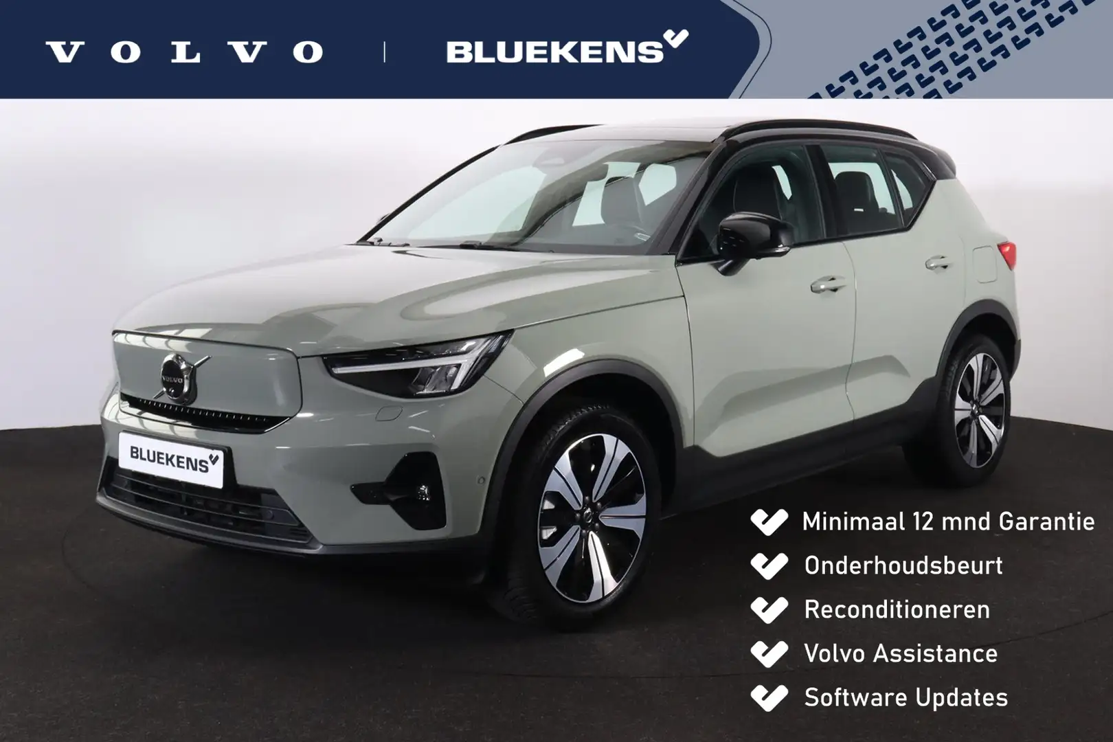 Volvo XC40 Recharge Ultimate 70 kWh - Panorama/schuifdak - In Groen - 1