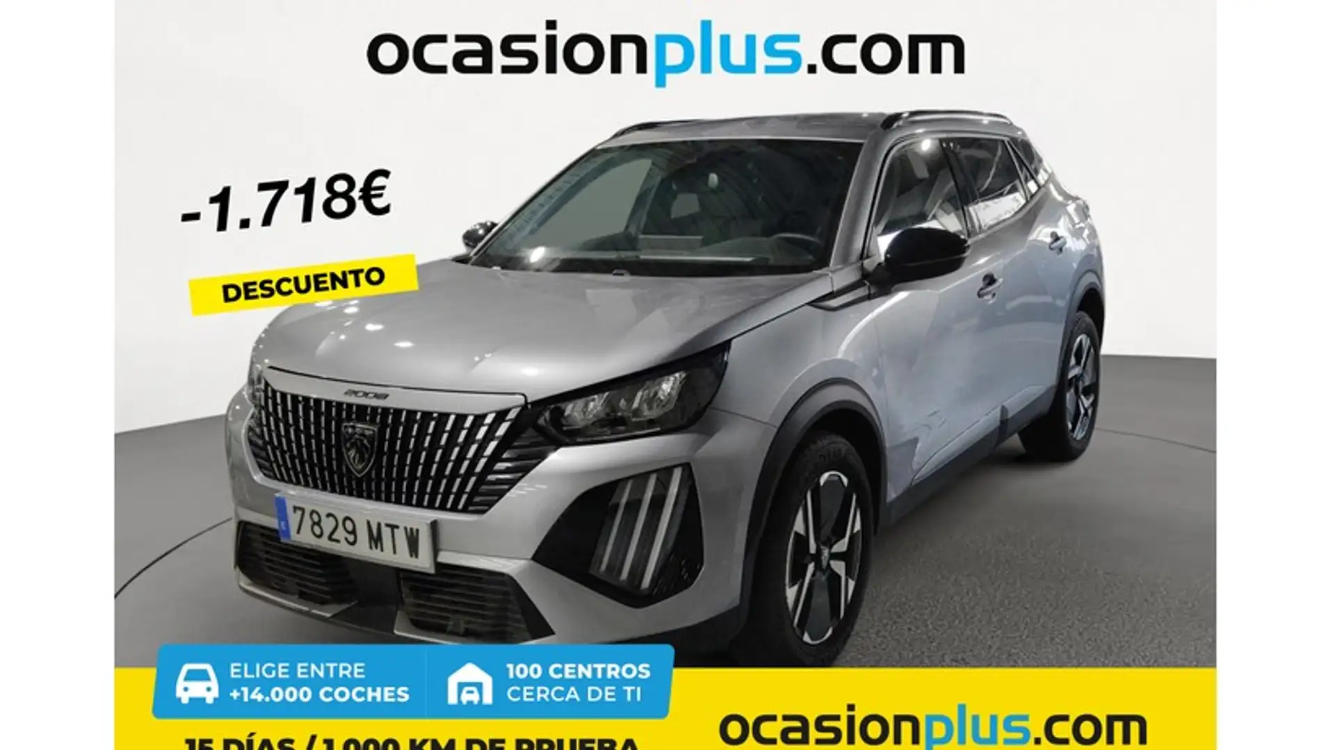 Peugeot 2008 1.2 PureTech S&S Allure 100 Gris - 1