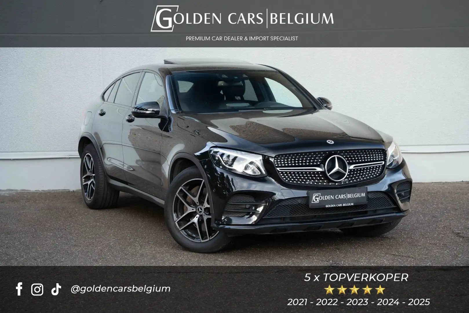 Mercedes-Benz GLC 220 d Coupe 4M AMG/LED/PANO/BURMESTER/AIRMATIC/HUD Negro - 1