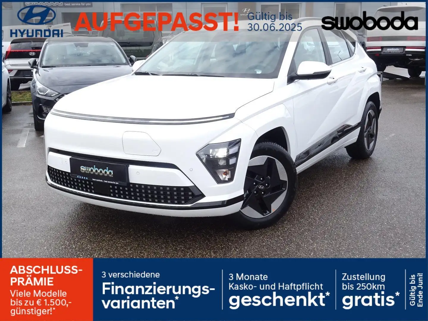 Hyundai KONA EV Smart Line 48,4 kWh k5es1-OP7 Weiß - 1