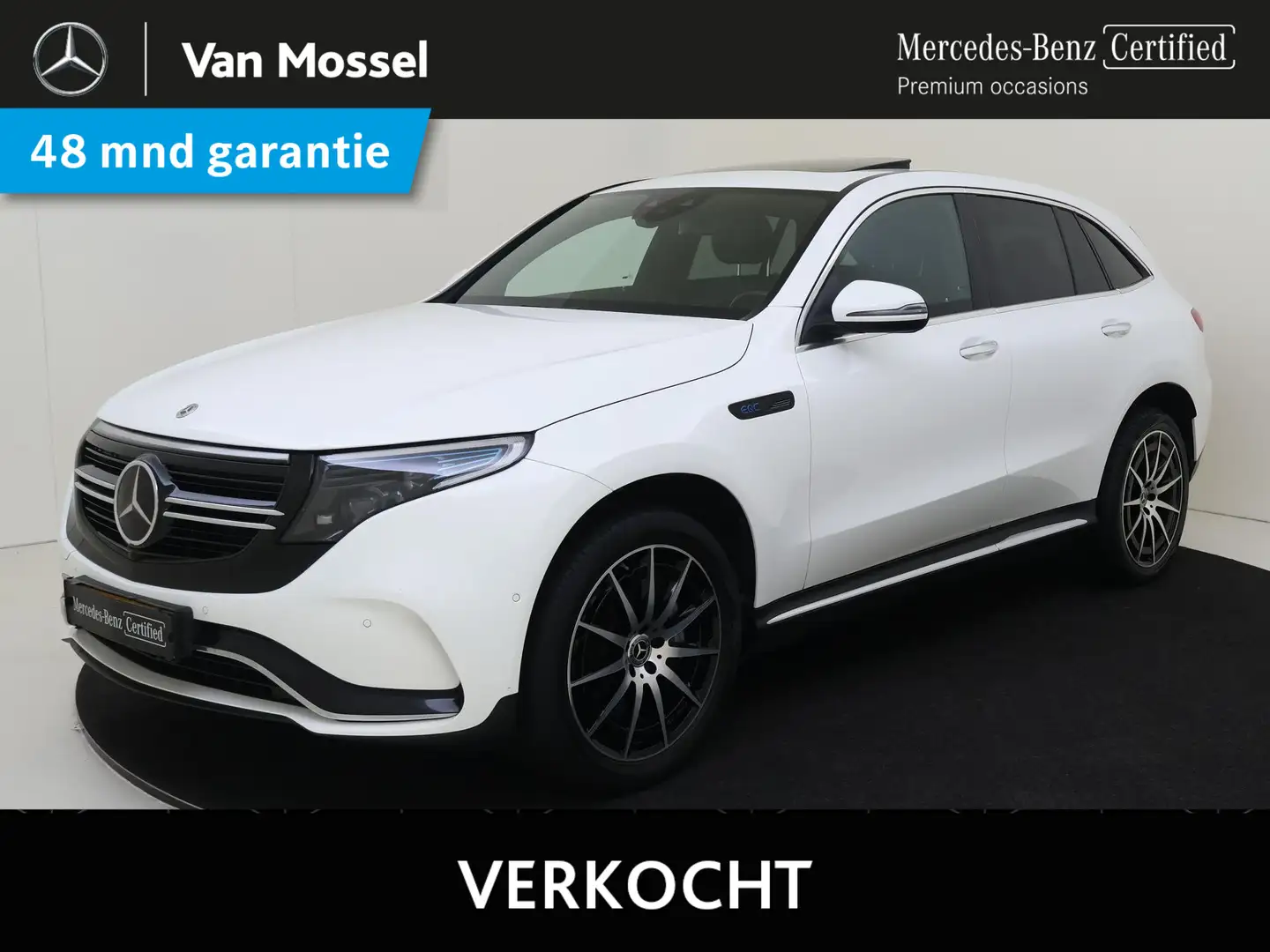 Mercedes-Benz EQC 400 4MATIC Business Solution AMG 80 kWh / Stoelverwarm Bianco - 1