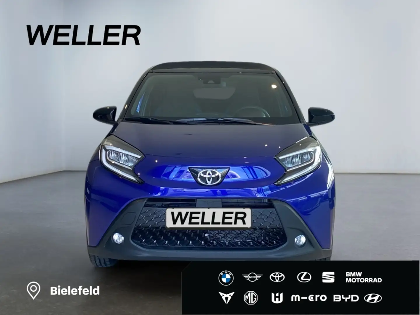Toyota Aygo X Air Teamplayer *Faltdach*CAM*SHZ*ACC* Blau - 2
