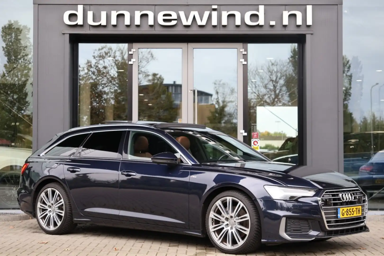 Audi A6 50 TDI Quattro *B&O*HUD*PANO*LUCHTVERING*MATRIX*TR Blauw - 1