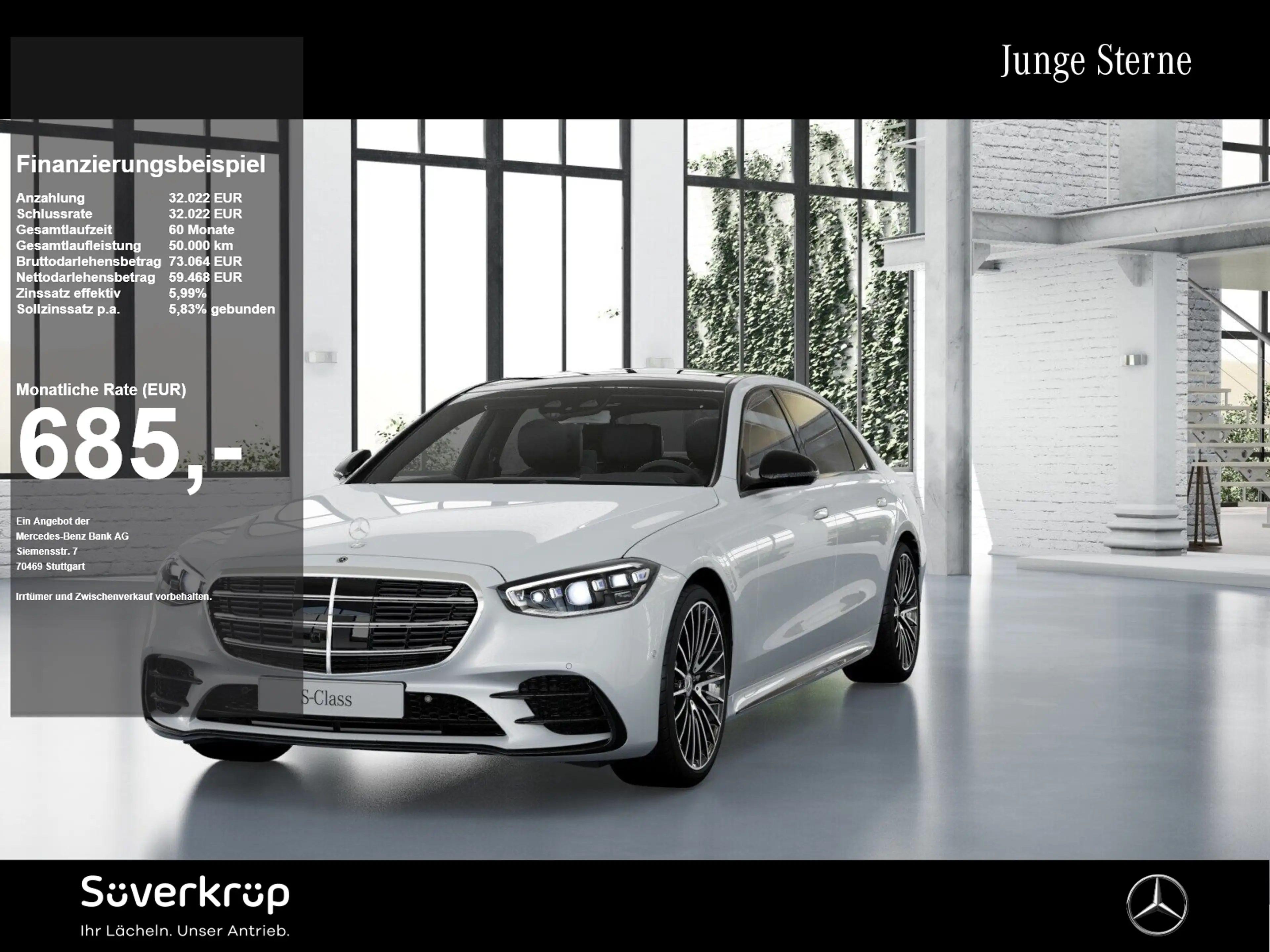 Mercedes-Benz S 450 d L 4M AMG BURM NIGHT MEMO 360 AIRMATIC