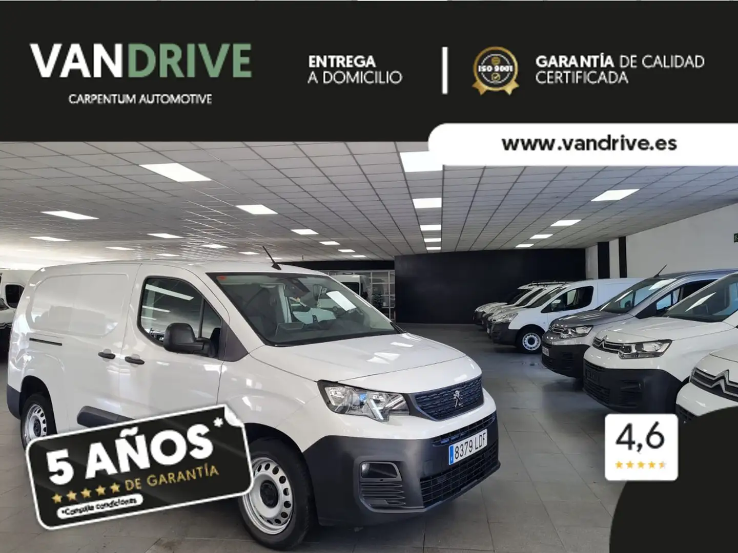 Peugeot Partner TALLA XL LARGA 1.5 130CV Blanc - 1