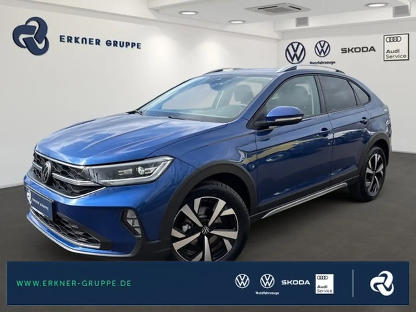 Volkswagen Taigo 1.0TSI DSG Style AHK+GJR+KAMERA+NAV+APP++ Blau - 1