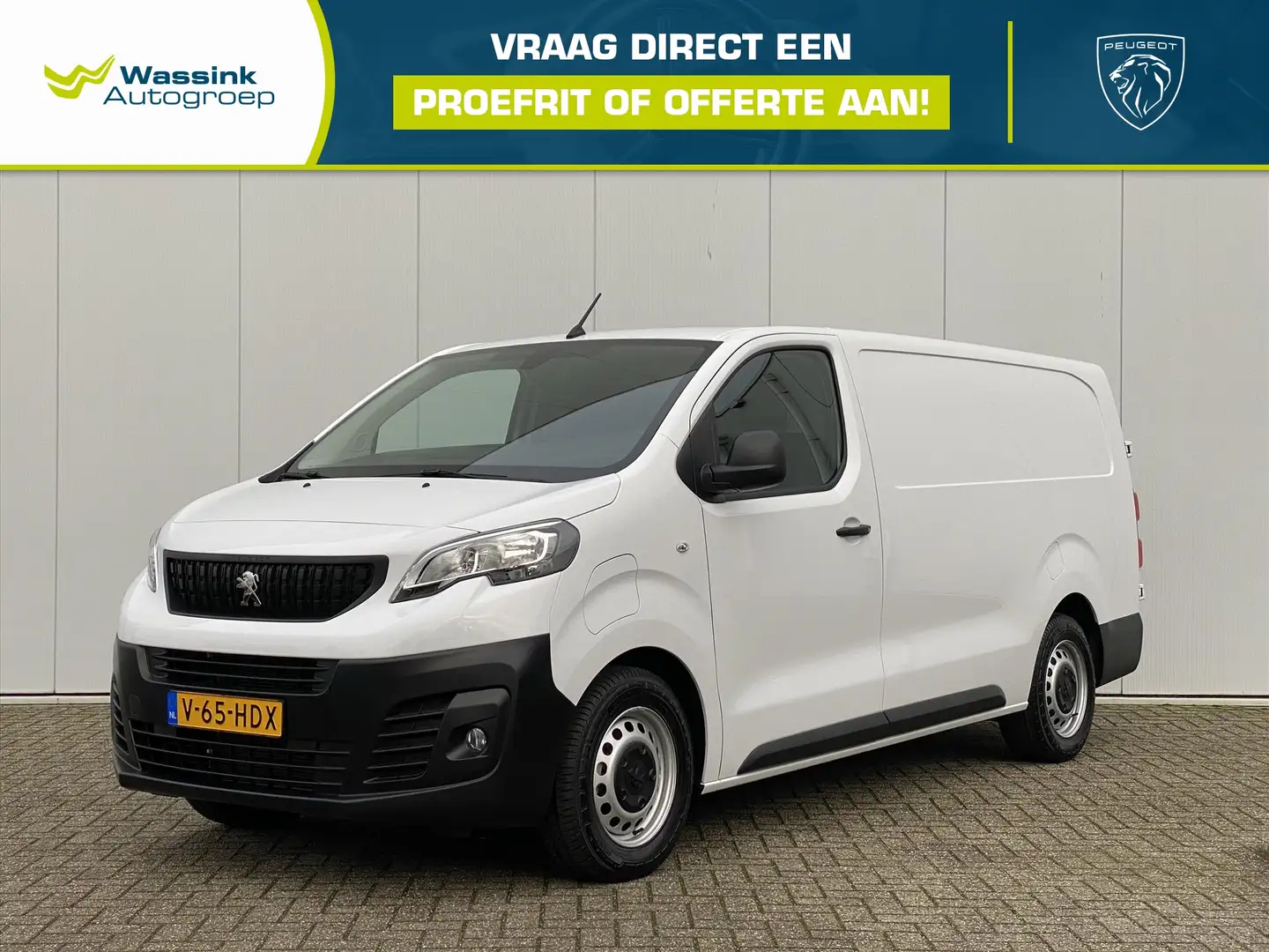 Peugeot Expert GB L3 75kWh 136pk | Navigatie | Camera | Parkeerse Wit - 1