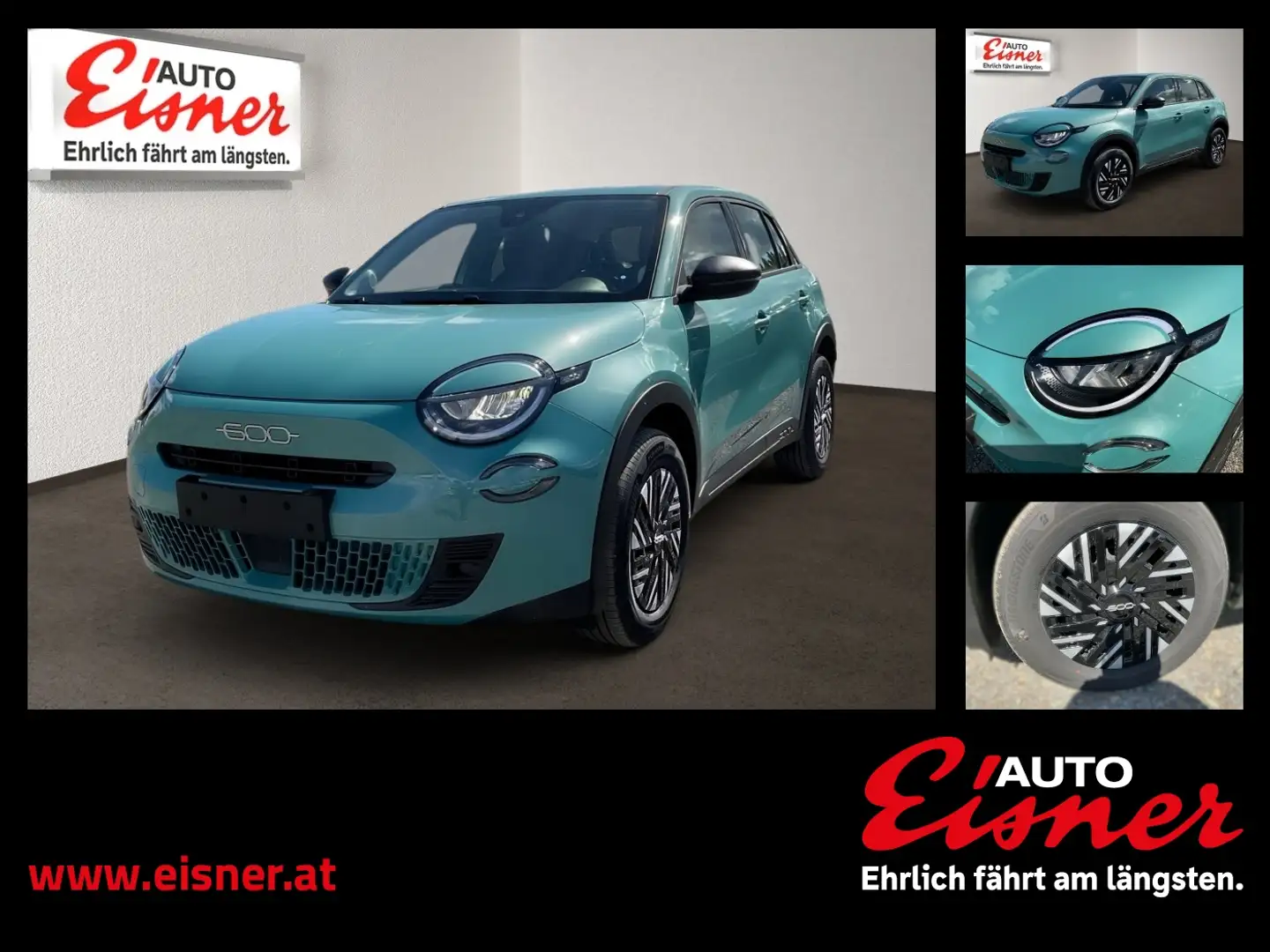 Fiat 600 HYBRID T-GEN3 145 Blauw - 1