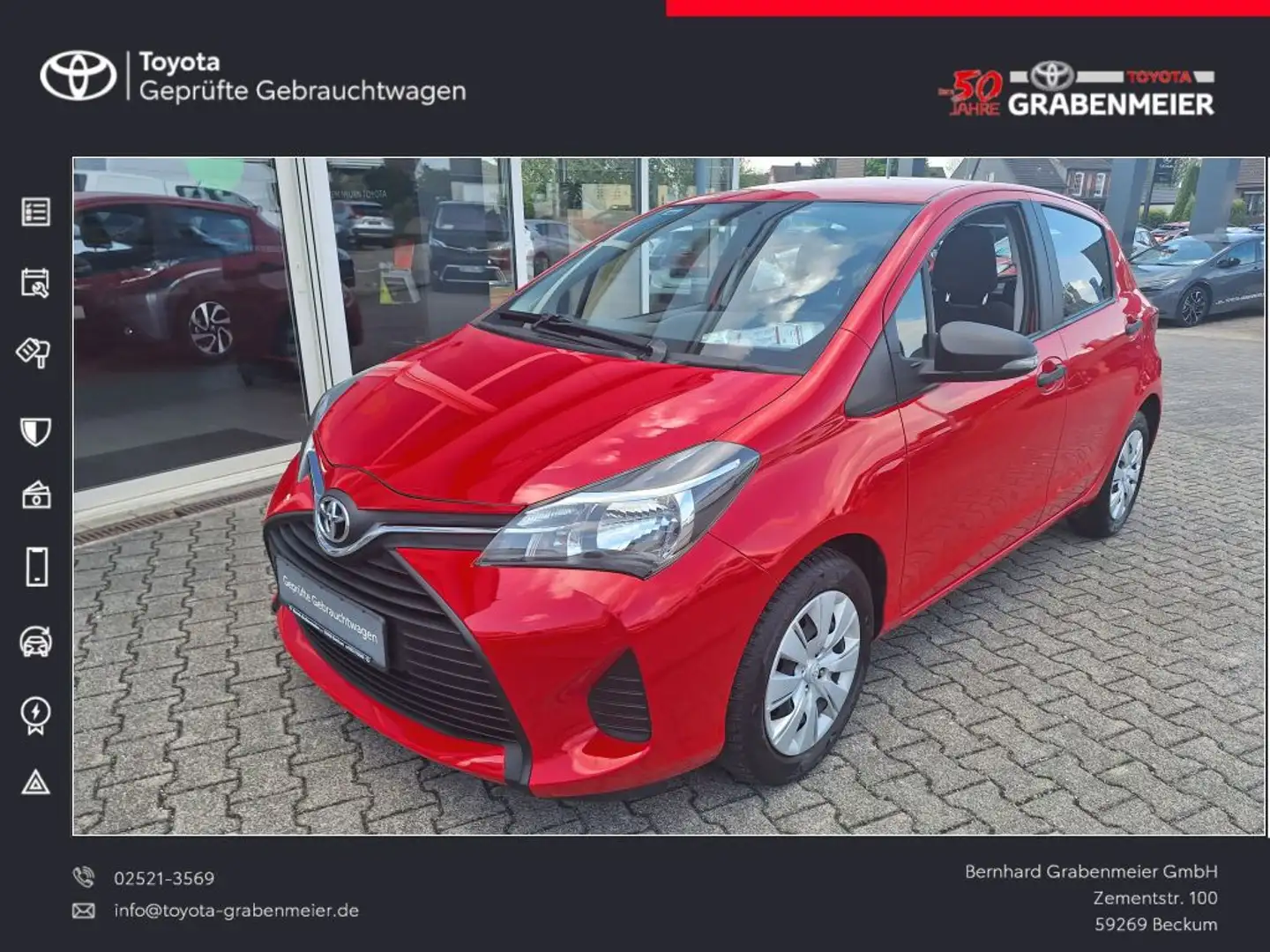 Toyota Yaris 1.0 VVT-i Rouge - 1