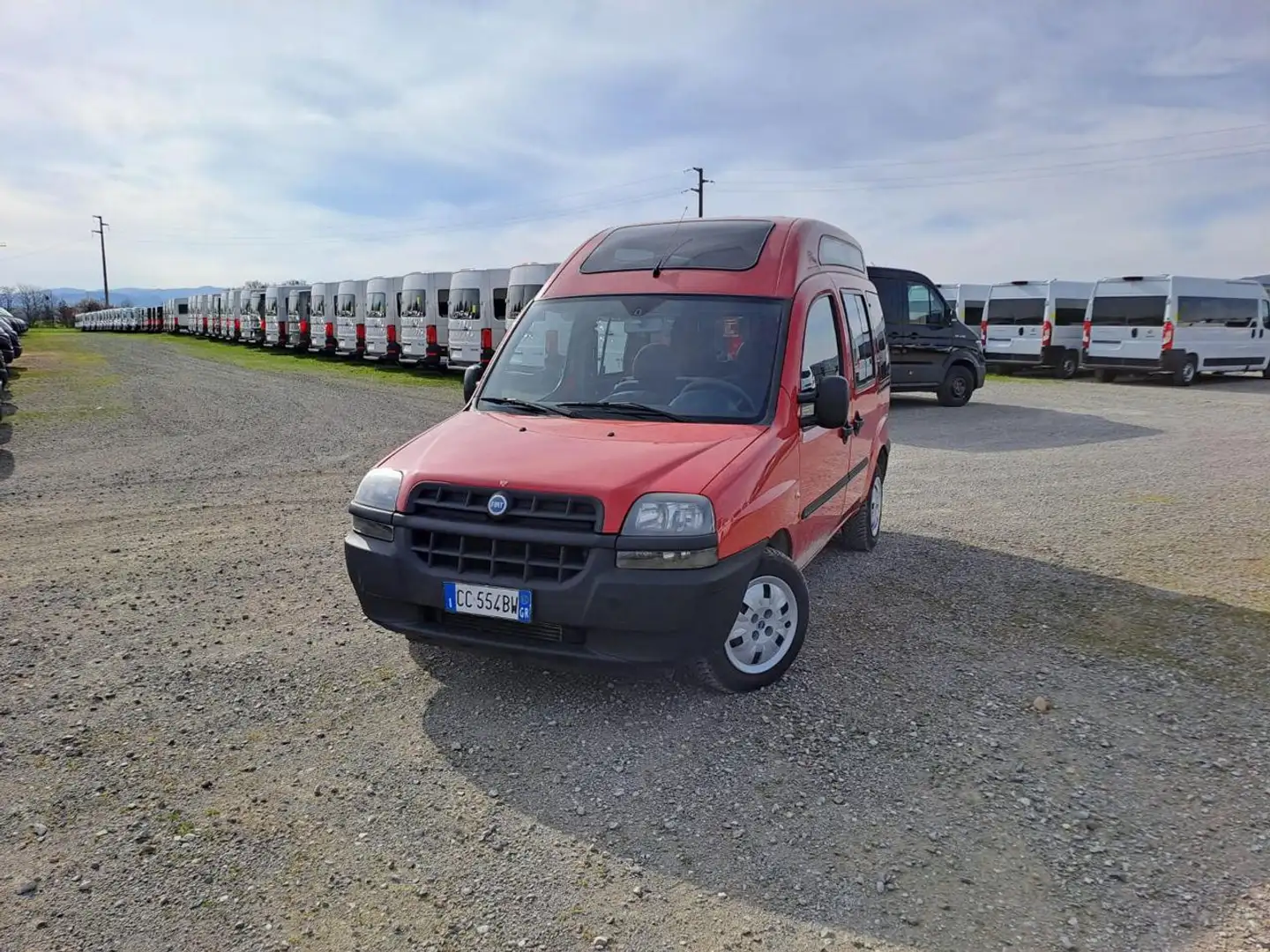 Fiat Doblo Trasporto disabili D23-90151 Czerwony - 1