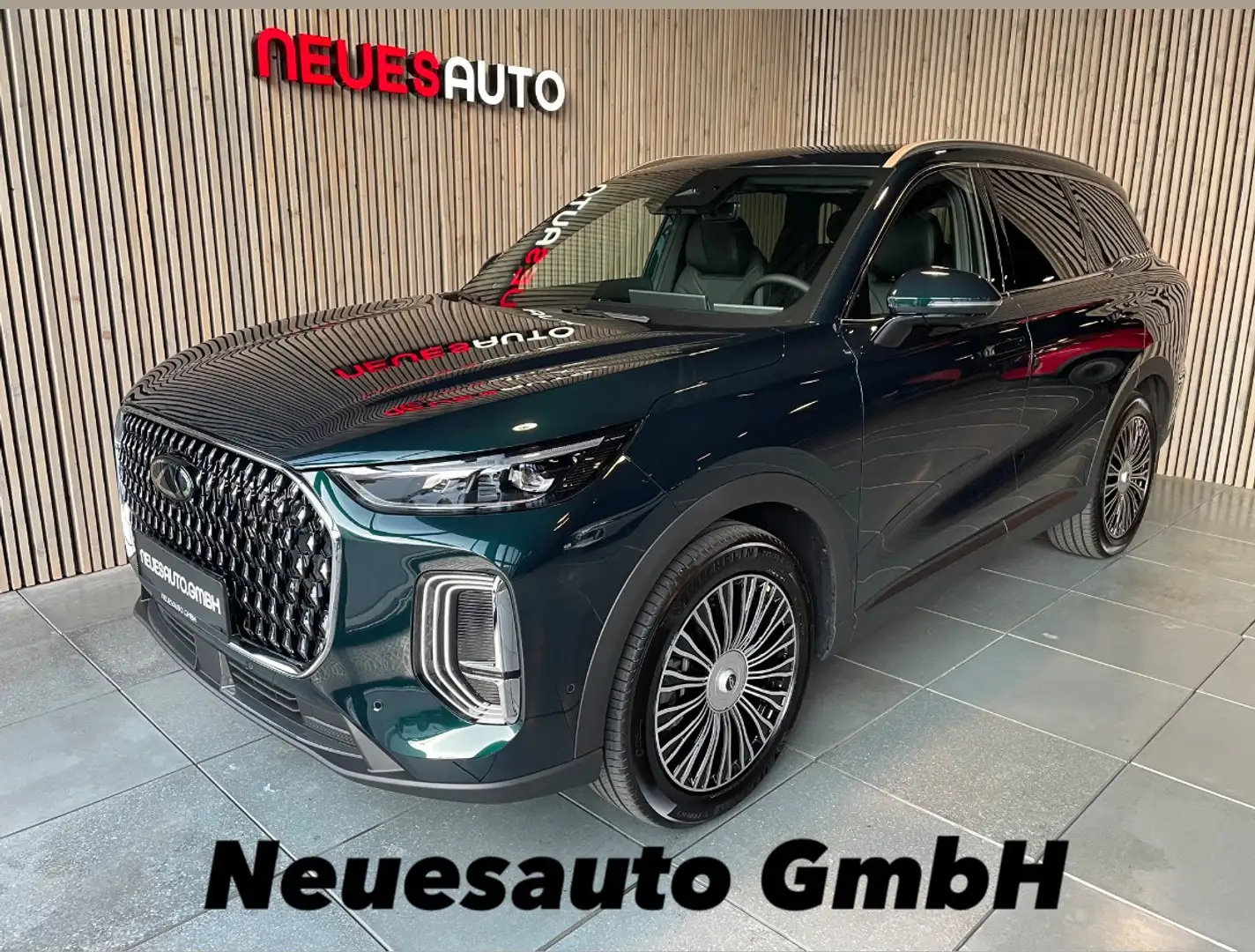 Chery Tiggo 9 PHEV AWD UNIQUE * 7.Jahre Gar*7.Sitz*Pano*Massage*4xSitzklima Grün - 2
