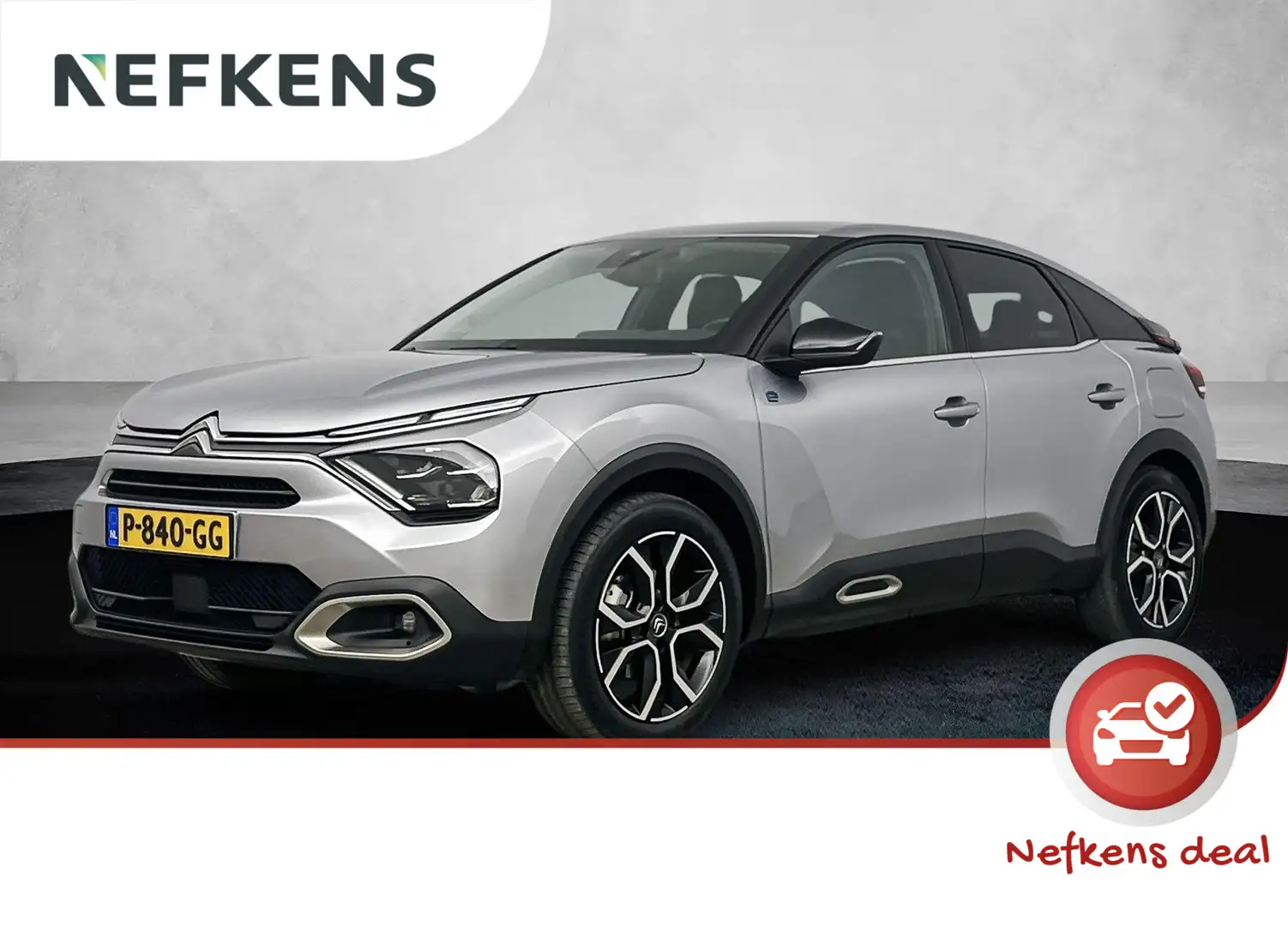 Citroen E-C4 Electric Feel Pack 50kWh | ACCURAPPORT 92% | 1ste eigenaar Grijs - 1