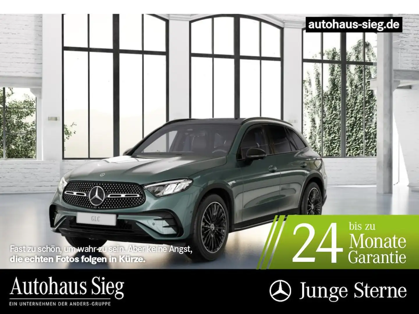 Mercedes-Benz GLC 300 4M AMG+MBUX+Night+Pano+AHK+36+Distr+Memo Silber - 1