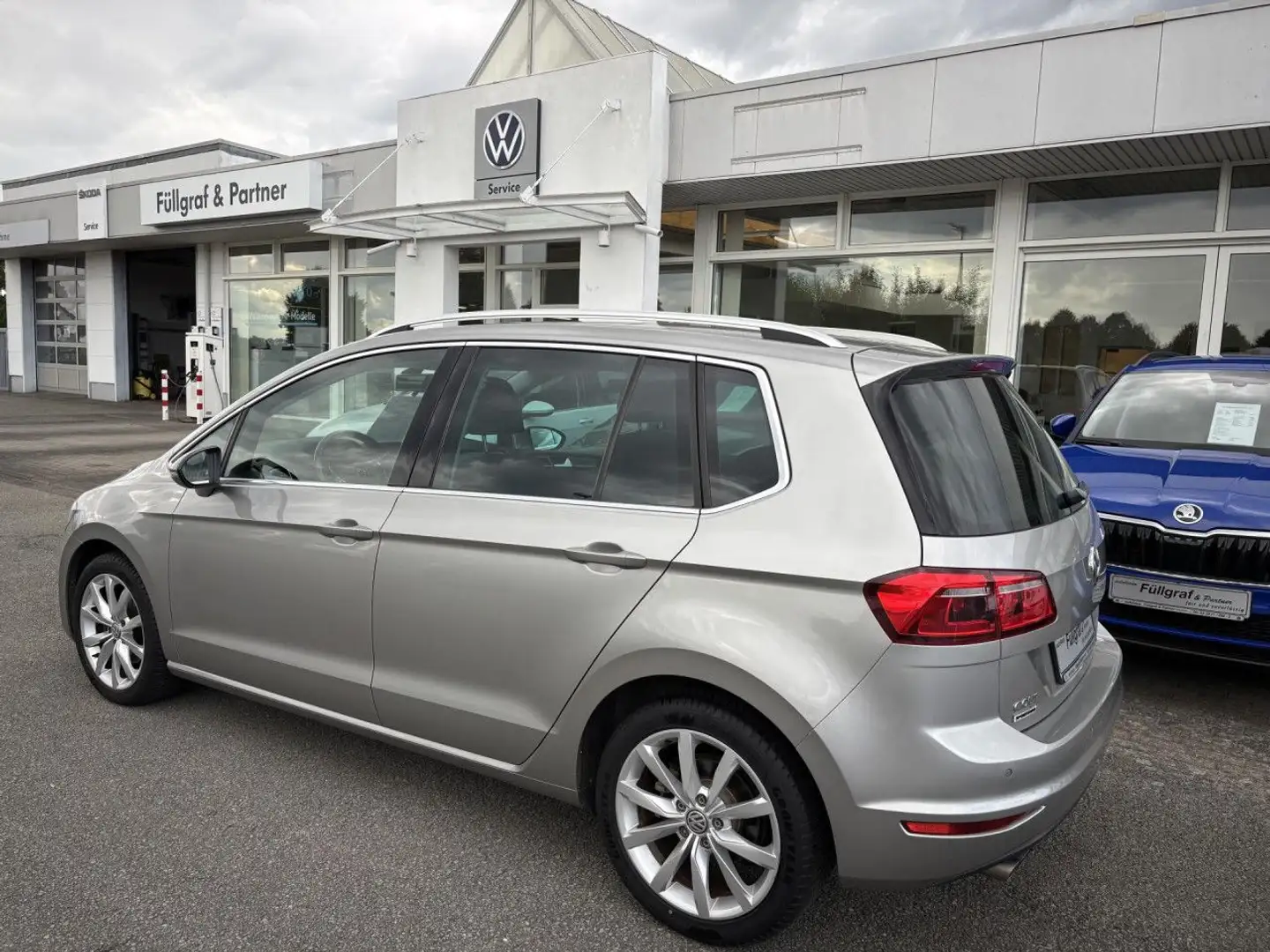 Volkswagen Golf Sportsvan Golf VII Sportsvan 1.4 TSI Highline DSG ACC Sitzh. Silber - 2